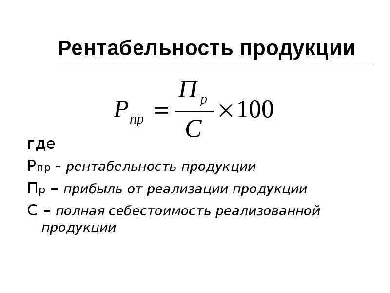 Рентабельность выручки от продаж