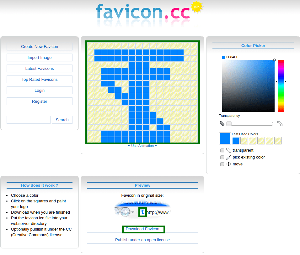 Как сделать иконку для сайта и установить ее. фавикон для сайта