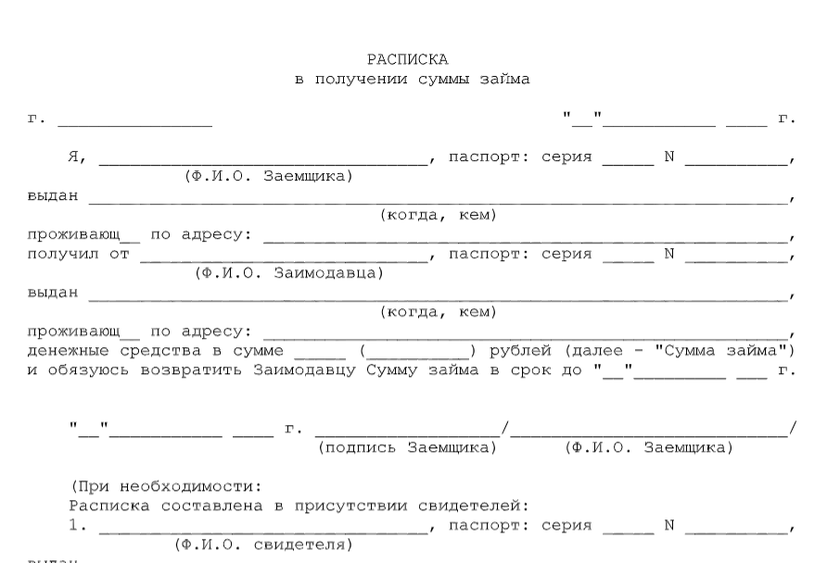 Расписка образец. Бланк расписки. Денежная расписка бланк. Распечатать расписку о получении денег. Расписка о получении суммы.