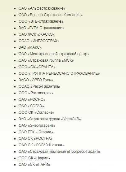 Список аккредитованных страховых компаний в "втб страхование в 2019 году: по ипотеке и каско