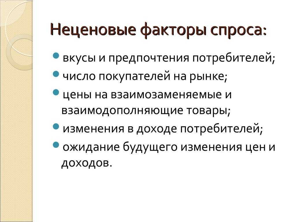 Вопрос 5. совокупный спрос и его компоненты. неценовые факторы