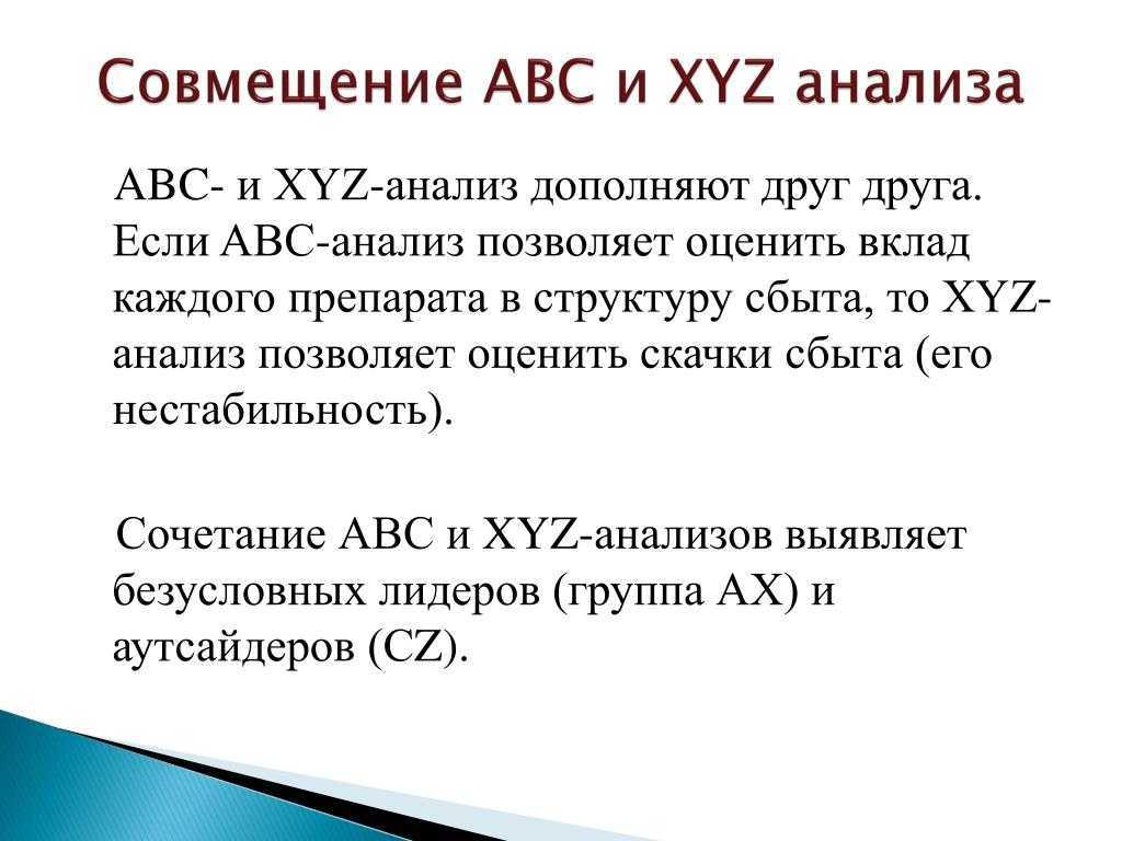 Как проводится аbc xyz-анализ клиентов