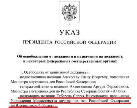 Указ президента рф от 27.03 2024